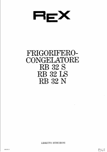 Manuale Rex RB32LS Frigorifero-congelatore