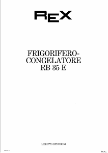 Manuale Rex RB35E Frigorifero-congelatore