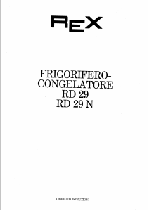 Manuale Rex RD29N Frigorifero-congelatore