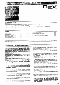 Manuale Rex RFB32N Frigorifero-congelatore