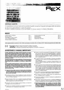 Manuale Rex RFG24 Frigorifero-congelatore