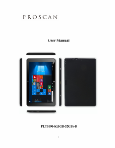 Handleiding Proscan PLT1090-K Tablet