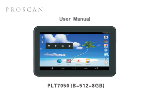 Manual Proscan PLT7050 Tablet