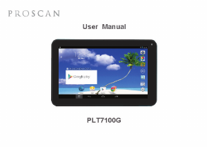 Manual Proscan PLT7100G Tablet