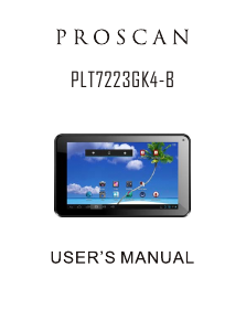 Handleiding Proscan PLT7223GK4-B Tablet