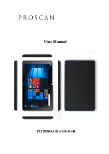 Manual Proscan PLT8990-K Tablet