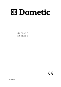 Mode d’emploi Dometic EA0800D Réfrigérateur