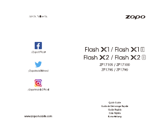 Manual de uso Zopo Flash X1 Teléfono móvil