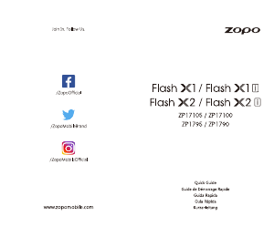 Manual de uso Zopo Flash X1i Teléfono móvil