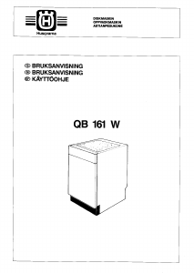 Käyttöohje Husqvarna QB161W Astianpesukone