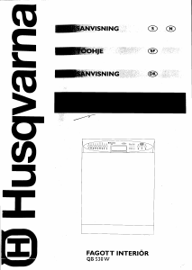 Bruksanvisning Husqvarna QB530K Diskmaskin
