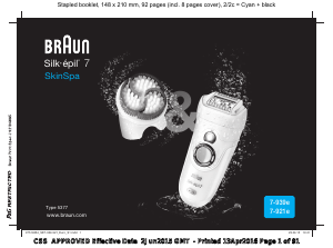 Bruksanvisning Braun 7-939e Silk-Epil 7 Epilator
