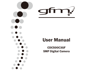 Manual GFM CDC500C3GF Digital Camera
