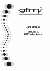 Manual GFM GT10.0Z3 SL Digital Camera