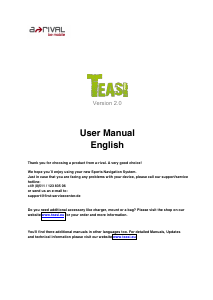 Manual Teasi Pro Handheld Navigation