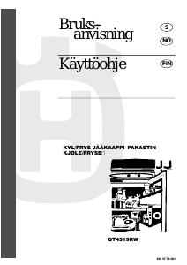 Käyttöohje Husqvarna QT4519RW Jääkaappipakastin