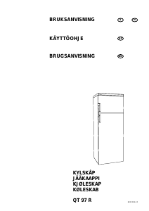 Bruksanvisning Husqvarna QT97R Kyl-frys