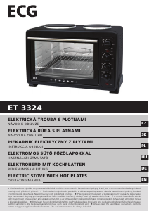 Bedienungsanleitung ECG ET 3324 Backofen