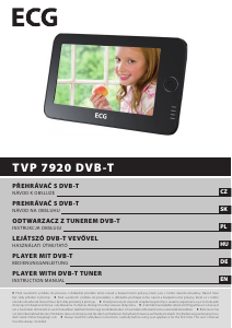 Instrukcja ECG TVP 7920 DVB-T Telewizor LCD