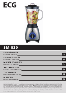 Instrukcja ECG SM 830 Blender