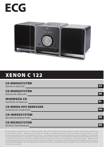 Návod ECG XENON C 122 Stereo súprava