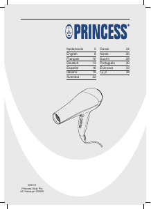 Mode d’emploi Princess 509101 Style Pro AC Sèche-cheveux