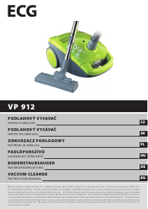 Manual ECG VP 912 Vacuum Cleaner