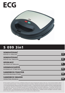 Manual ECG S 099 3in1 Contact Grill