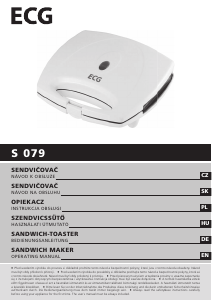 Manuál ECG S 079 Kontaktní gril