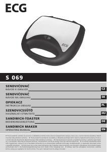 Manual ECG S 069 Contact Grill