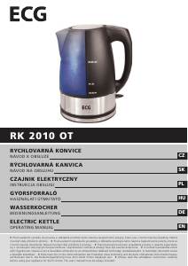 Instrukcja ECG RK 2010 OT Czajnik