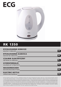 Návod ECG RK 1350 Kanvica