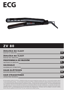 Handleiding ECG ZV 80 Stijltang