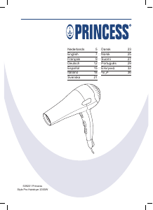 كتيب مجفف الشعر 509201 Style Pro Princess