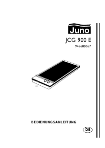 Bedienungsanleitung Juno JCG900E Kochfeld