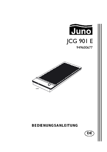 Bedienungsanleitung Juno JCG901E Kochfeld