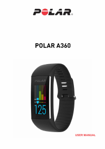 Bruksanvisning Polar A360 Aktivitetsspårare