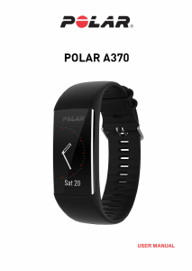 Bruksanvisning Polar A370 Aktivitetsspårare