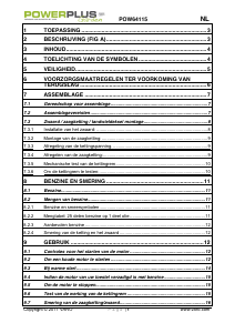 Handleiding Powerplus POW64115 Kettingzaag