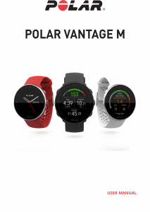 Handleiding Polar Vantage M Sporthorloge