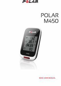 Handleiding Polar M450 Fietscomputer