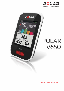 Handleiding Polar V650 Fietscomputer