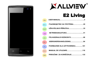 Handleiding Allview E2 Living Mobiele telefoon