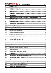 Handleiding Powerplus POWXQ4070 Kettingzaag