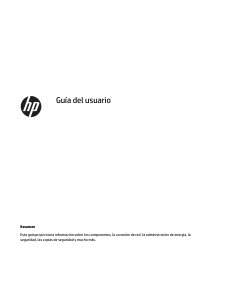 Manual de uso HP Omen GT12-0023ns Computadora de escritorio