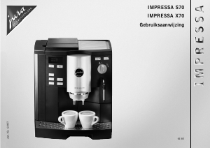 Handleiding Jura IMPRESSA S70 Koffiezetapparaat