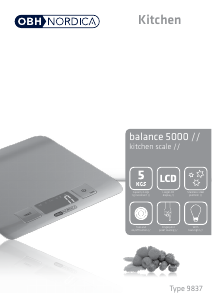 Manual OBH Nordica Balance 5000 Kitchen Scale