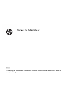 Mode d’emploi HP ProBook 440 G8 Ordinateur portable