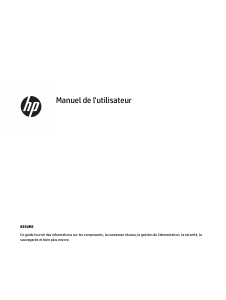 Mode d’emploi HP EliteBook 850 G8 Ordinateur portable