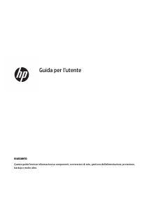 Manuale HP Pavilion 15-eg0007nl Notebook